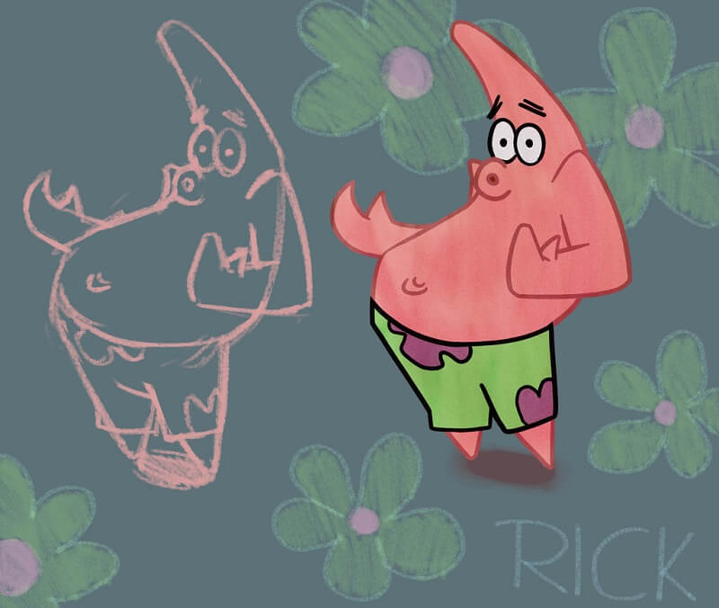 Patrick Star dancing