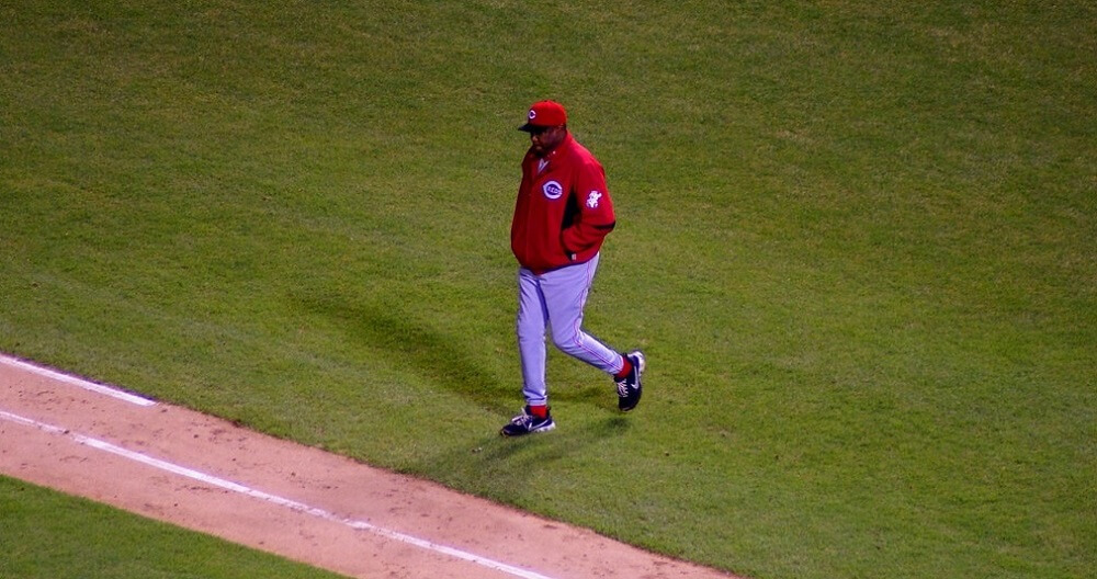 Dusty Baker Walk on Playground