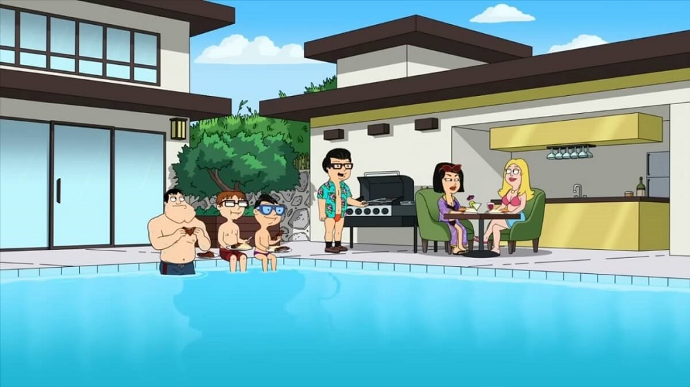 Enjoying American Dad Family