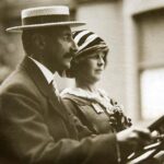 John Jacob Astor Driving a Jeep